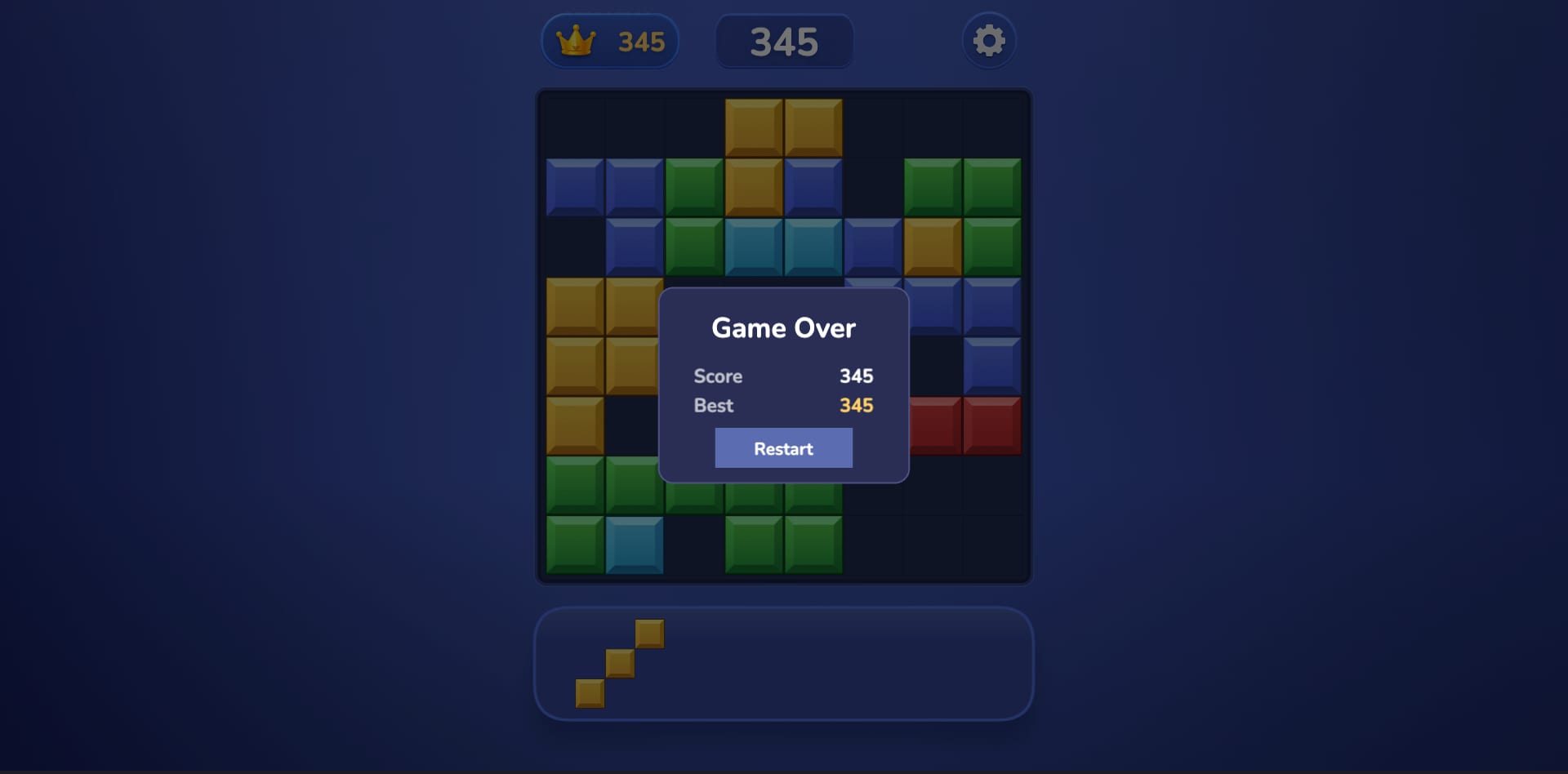 Screenshot 4 - gameplay of Block Blast Master